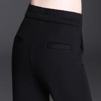 迪鲁奥(DILUAO)40岁50岁妈妈穿的加绒裤直筒裤女秋冬外穿长裤中年妈妈裤子冬季保暖棉裤休闲女裤