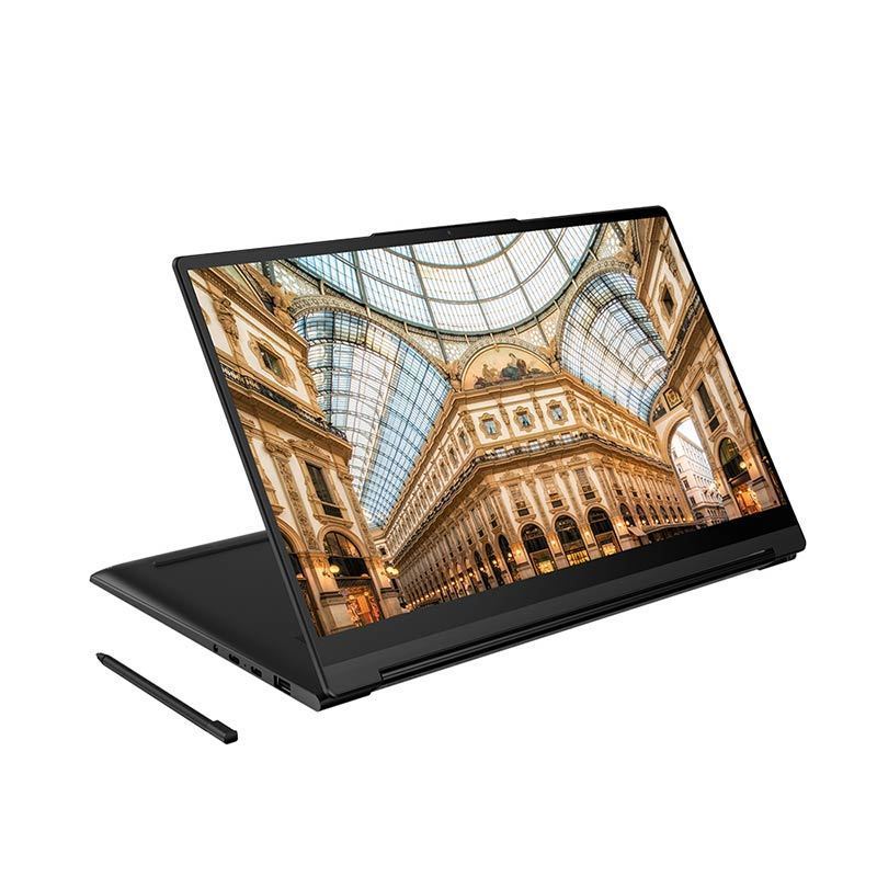 联想(Lenovo)YOGA Pro 14c 2021款 14.0英寸全面屏超轻薄超高清翻转触控屏笔记本电脑(i7-1185G7 16G 1T 4K屏) 黑色皮革