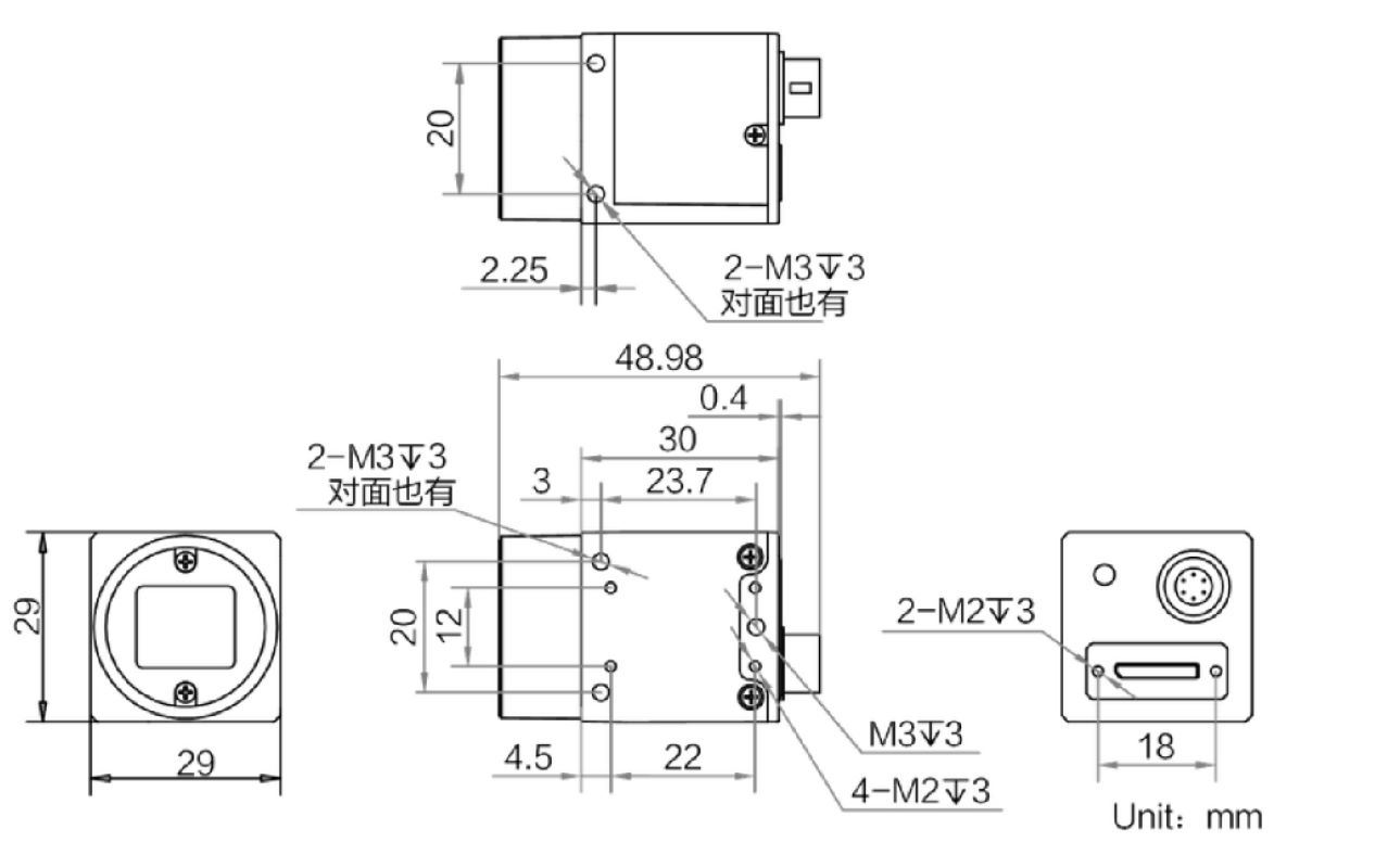 2D彩色全局工业相机- LH-UC10-HH500高清大图