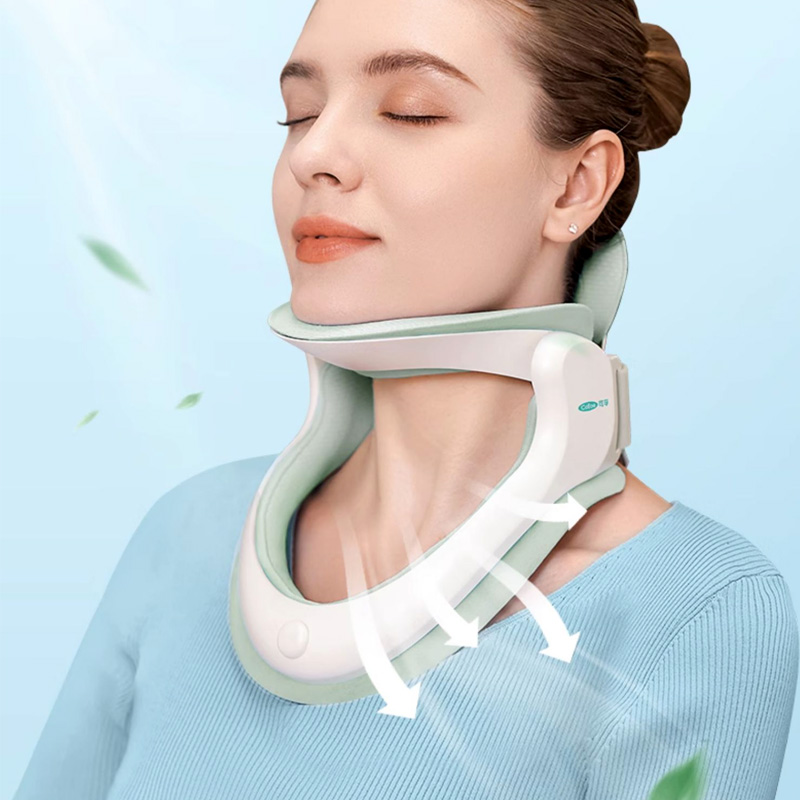 可孚颈椎牵引器-[护颈套餐1]颈椎牵引器+热敷暖颈贴(5贴/盒)高清大图