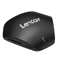 雷克沙(Lexar)3合1专业版Type-C接口USB3.1多功能读卡器 高速读取 支持TF卡SD卡CF卡