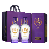 劲牌 劲酒 毛铺苦荞酒 45度 紫荞 500ML*2瓶装 高度白酒 配制酒(2021新版)