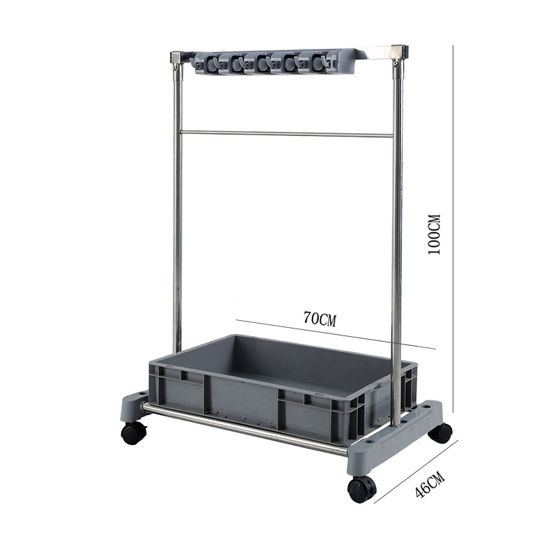 羽凡莱 落地式拖把架 5挂6钩 个高清大图