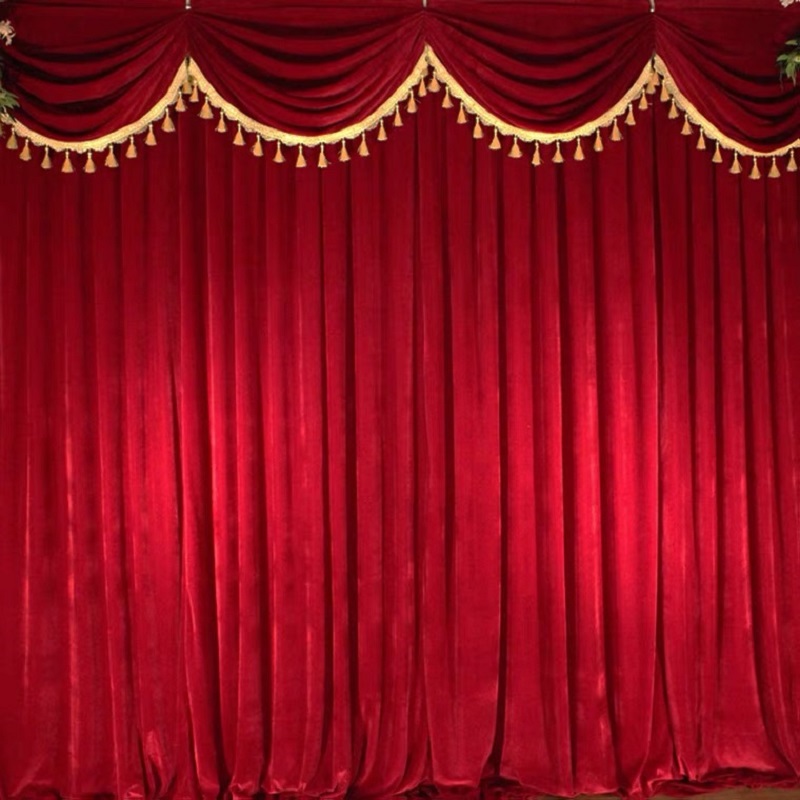 专业舞台幕帘幕布窗帘会议室背景幕布定制手动款电动款定制 电动款 按需求定制