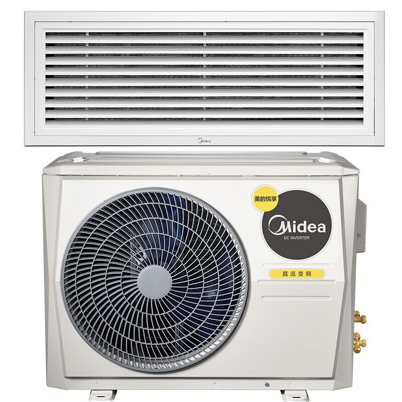 美的 家用直流变频风管机一拖一 1.