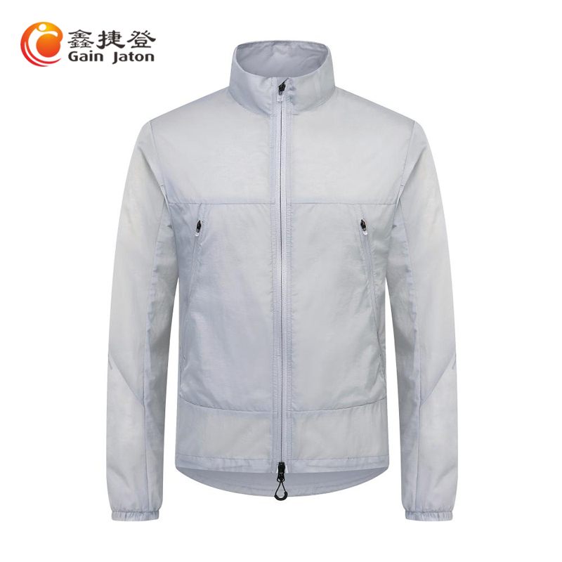 鑫捷登 男女款立领骑行服外套AGRY-LYK777 太空灰 XL