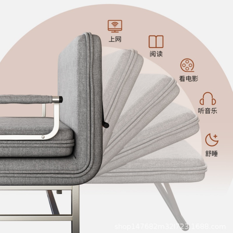 荺炬折叠沙发床190*100*30CM张高清大图