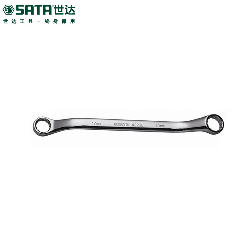 世达(SATA)SA08012 10件套全抛光双梅花扳手