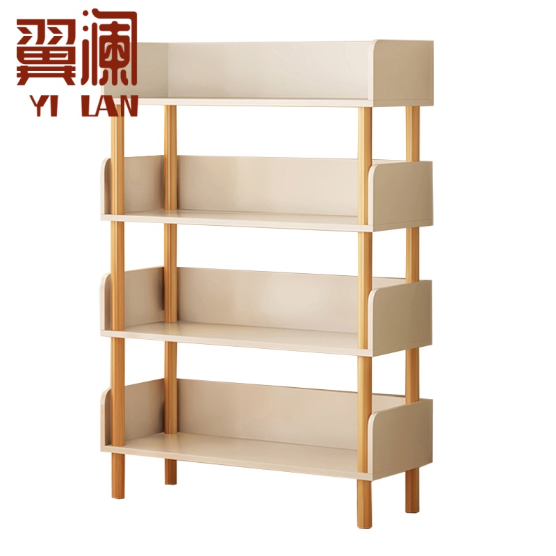 翼澜 木质书架 80cm 个高清大图