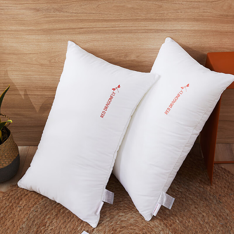 红蜻蜓羽丝绒舒适对枕HQT-3016 48×74cm×2