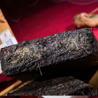 湘安黑茶金花茶洪福齐天茯砖茶湖南黑茶雅安黑茶 1000克