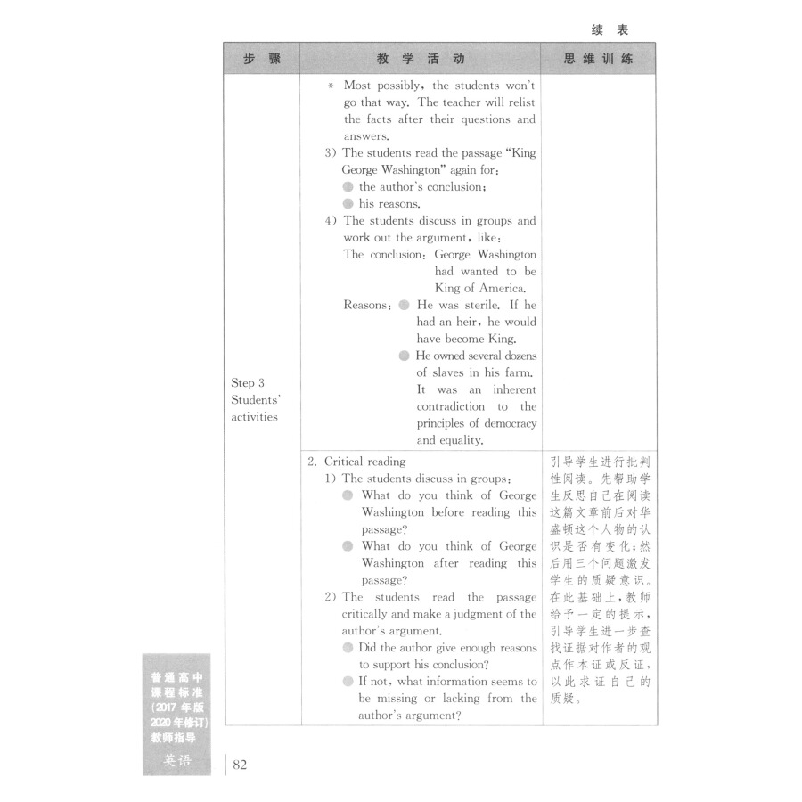 普通高中课程标准(2017年版2020年修订)教师指导.英语 [正版]普通高中课程标准2017年版2020年修订教师指导高清大图