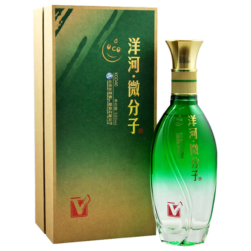 洋河(YangHe) 微分子大V 33.8度 500ml 单瓶装 浓香型白酒