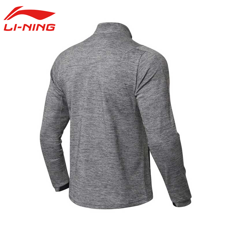 李宁LI-NING2018年卫衣男士训练系列长袖外套立领男装运动服