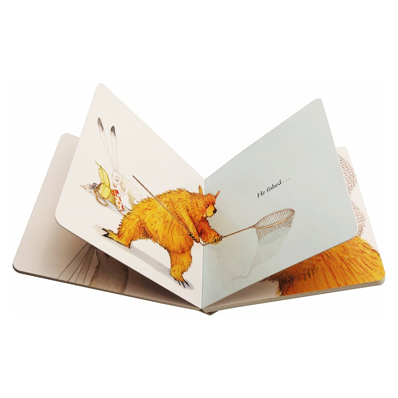 组合装:熊和兔的友谊系列 [正版]熊和兔的友谊套装4册 英文原版 Bear and Hare Where’s Bear?高清大图