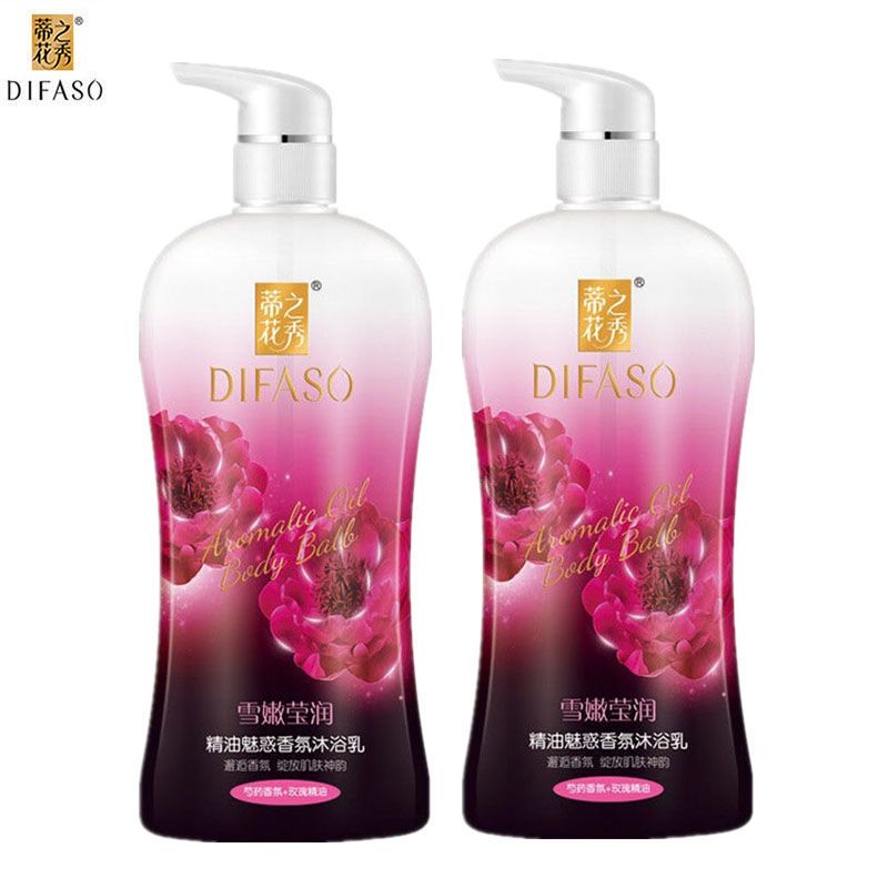 蒂花之秀精油魅惑香氛沐浴露持久留香沐浴乳玫瑰墨兰香男女通用装 400ml雪嫩莹润1瓶