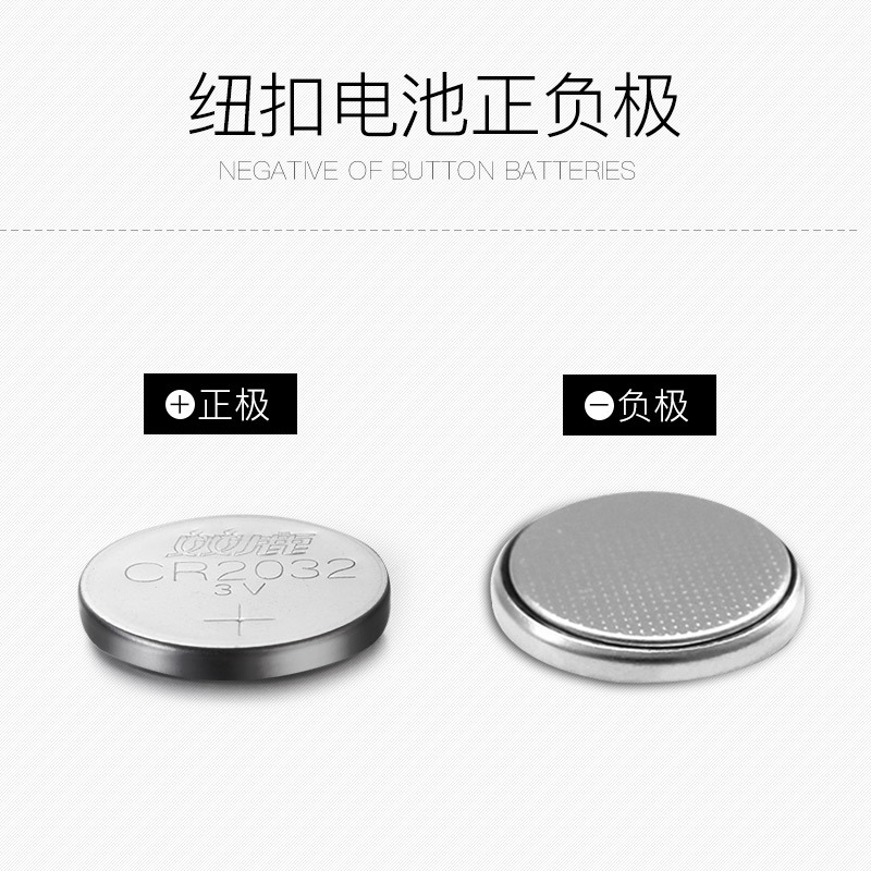 双鹿电池 纽扣电池CR2032 10粒原装3v哈弗h6汽车钥匙起亚k3宝骏560专用电子体重秤小米电视遥控器
