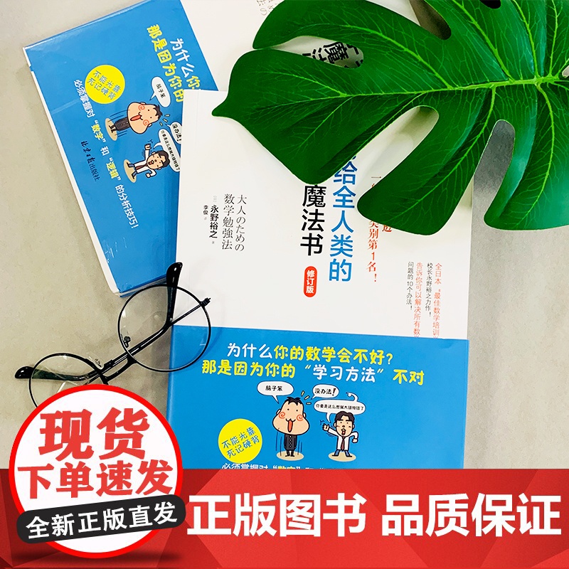 写给全人类的数学魔法书 趣味数学知识科普读物 数学学习法 青少年中小学生课外阅读儿童思维训练数学思维训练逻辑训练书籍高清大图