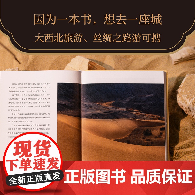 河西走廊 《河西走廊》摄制组 全彩高清图 央视高分纪录片图书 梳理河西走廊两千年历史脉络 文案之神 作文必备 果麦文化高清大图