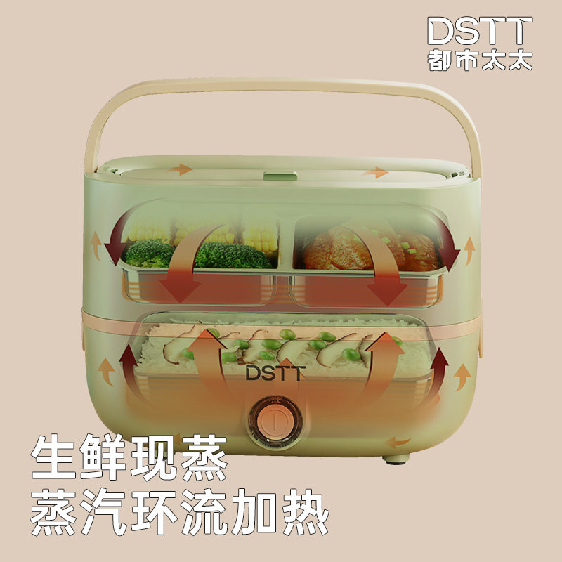 都市太太随身小私厨多功能电饭盒DSDRFH-6026高清大图