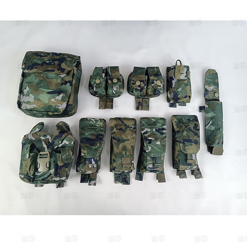 途孚 战术背心快拆装具防弹衣配件 水墨夏配件十件套高清大图