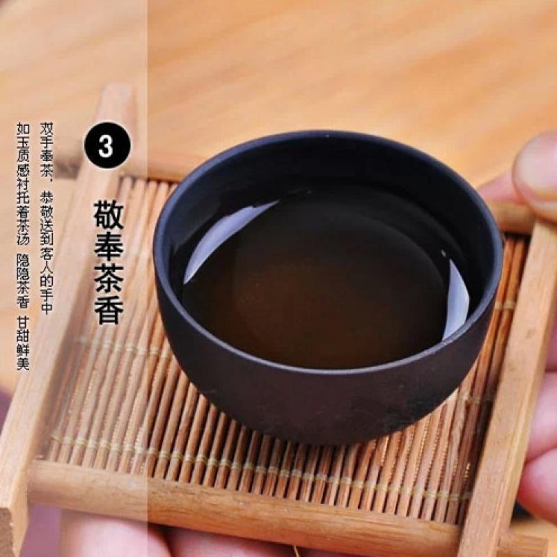 家柏饰(CORATED)精品茶具 方形竹制杯垫井字茶杯杯托竹茶托茶垫 功夫茶具茶道配件高清大图