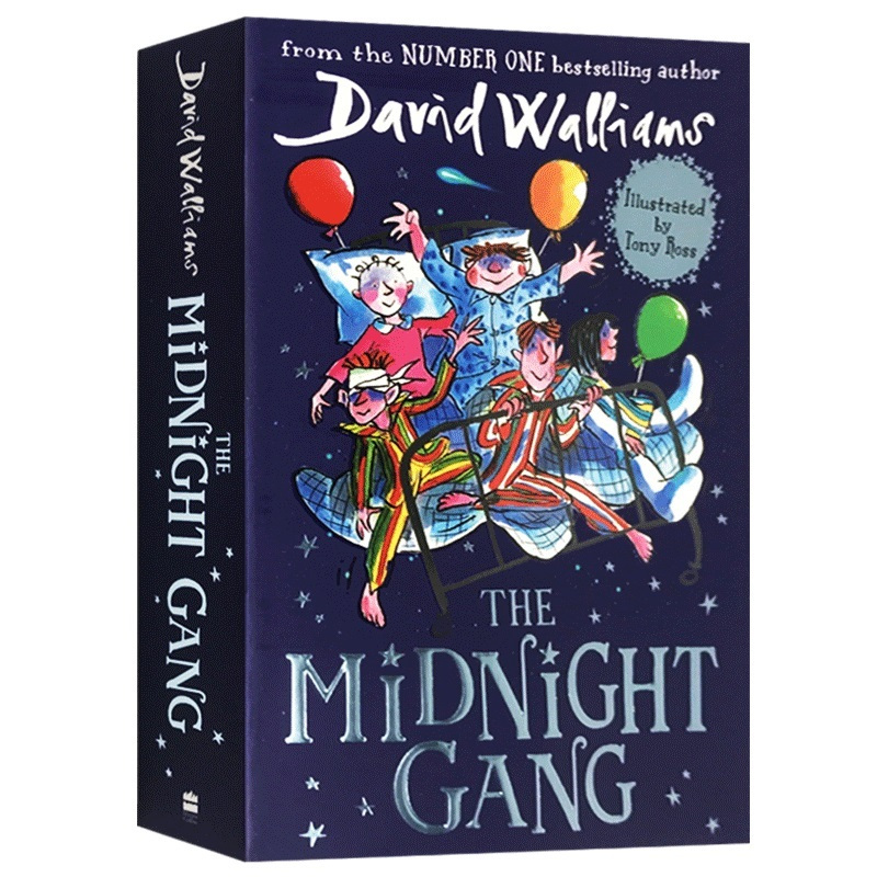 大卫少年幽默成长小说系列10册 [正版]午夜帮 英文原版 The Midnight Gang 大卫少年幽默小说 罗尔德达