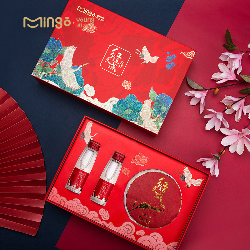 明宫燕红运天成(燕窝+白茶)礼盒