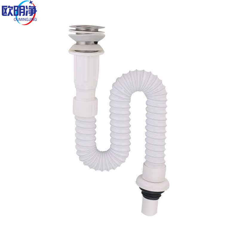 洗脸盆面盆下水器套装 白色 套高清大图