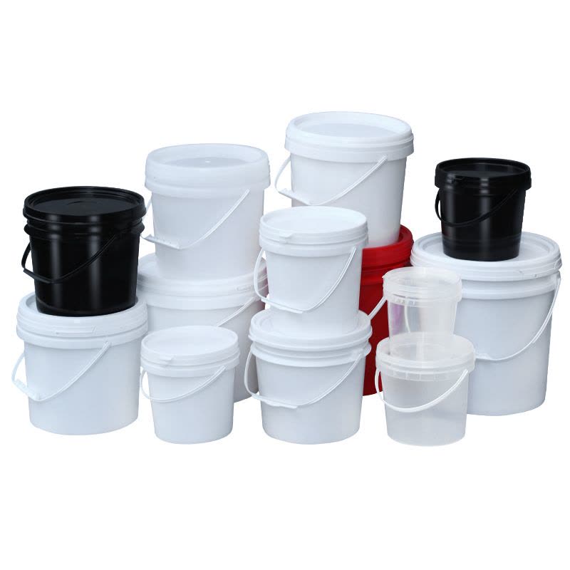 加厚塑料桶酱料空胶桶密封油漆桶小白水桶5/20L升25kg食品级带盖图片