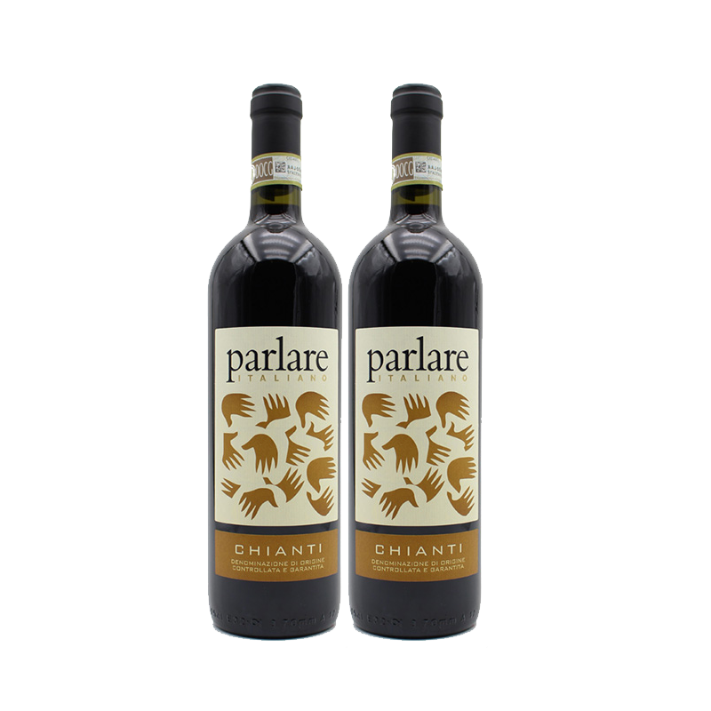 意大利原瓶进口葡萄酒 派拉雷凯安缇 干红葡萄酒Parlare DOCG 双支装750ml*2