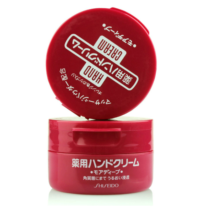 SHISEIDO 资生堂 HANDCREAM 美润 药用美肌护手霜 圆罐装 100克[到期时间2025-03-14]