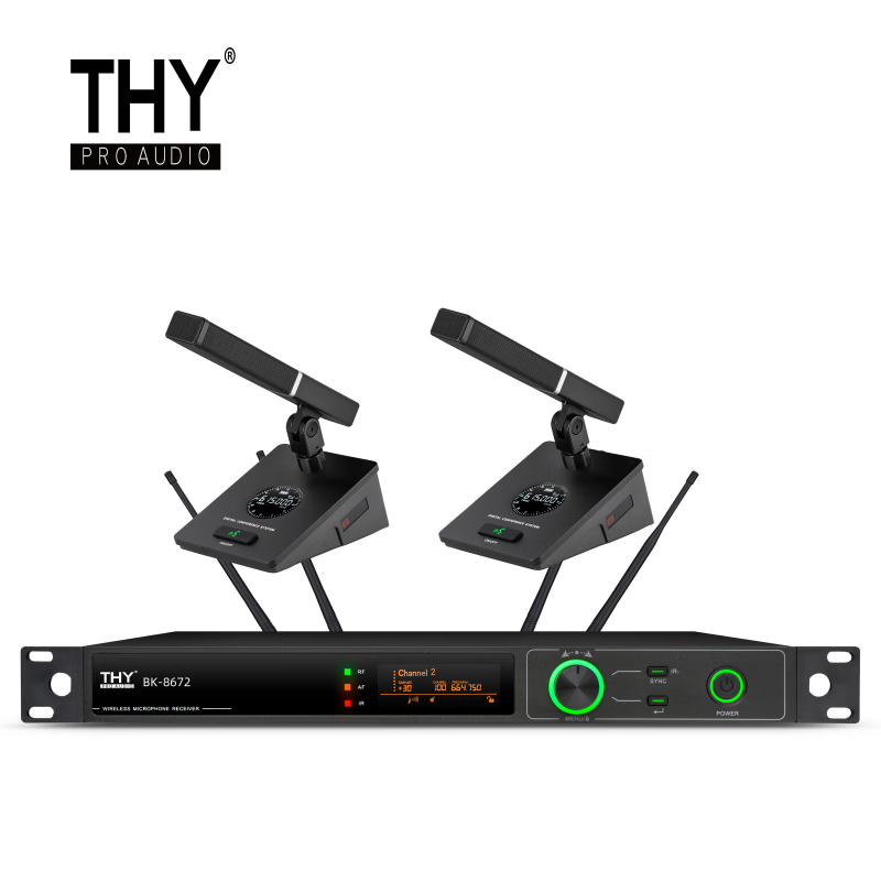 THY PRO AUDIO一拖二会议话筒BK-8672 套