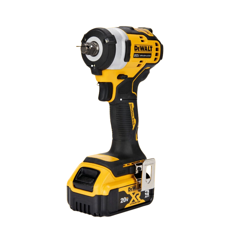 得伟20V锂电无刷1/2紧凑型冲击扳手2x5.0Ah套装(DCF911-5X2)套