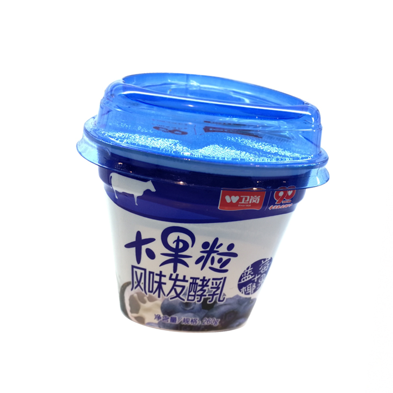 卫岗 大果粒酸牛奶 蓝莓椰果口味 260g高清大图