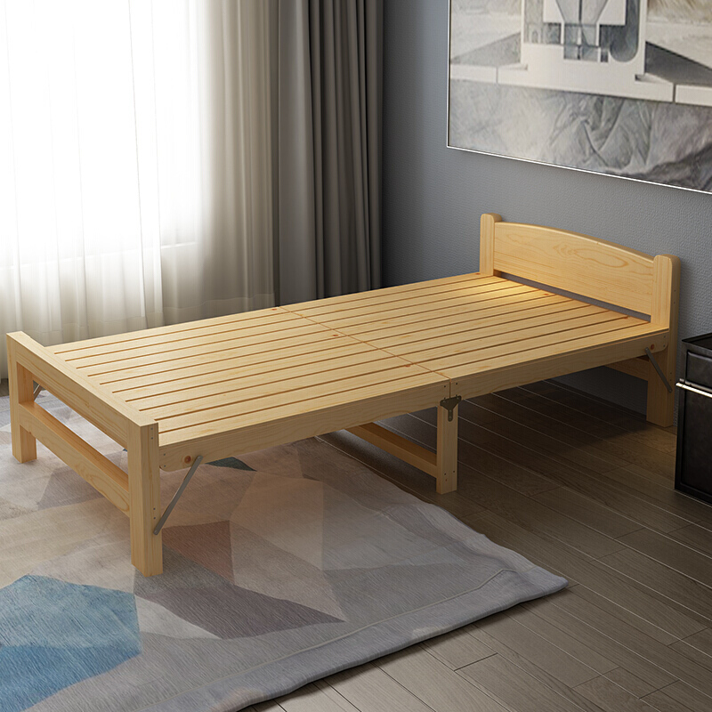 三圣 折叠床实木折叠床拼接床单人床双人床家用1.5米简易1.2米房单人省空间医院陪床午休床高清大图