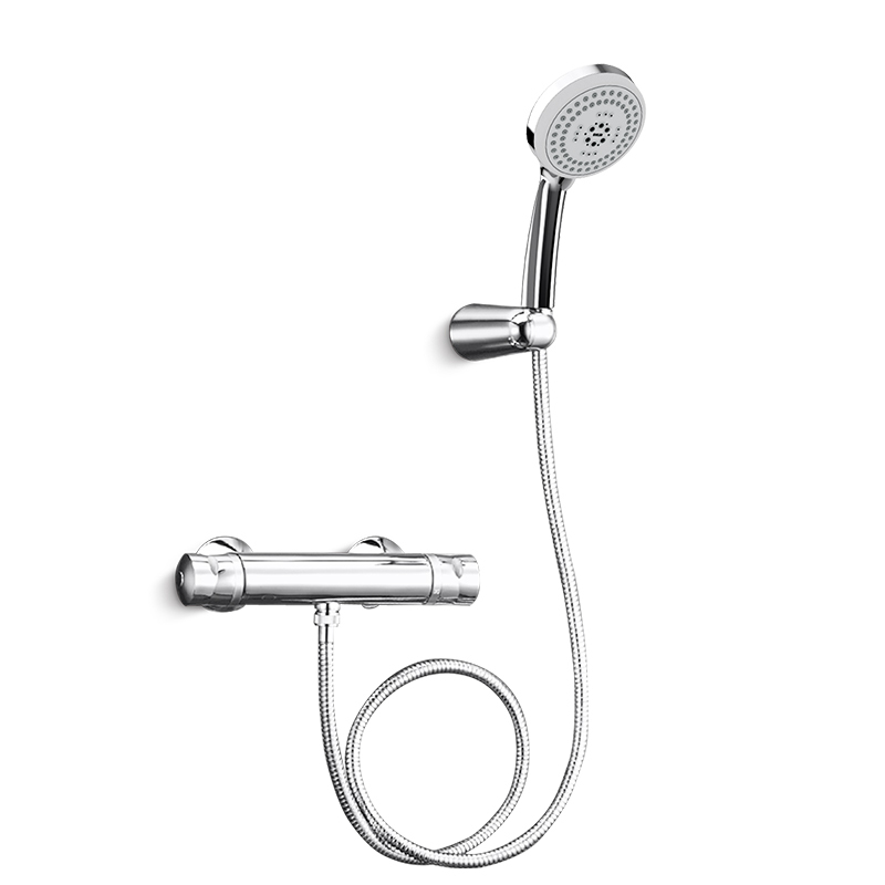 科勒恒温淋浴花洒龙头艾柯挂墙式浴缸花洒龙头72684T-7-CP淋浴器