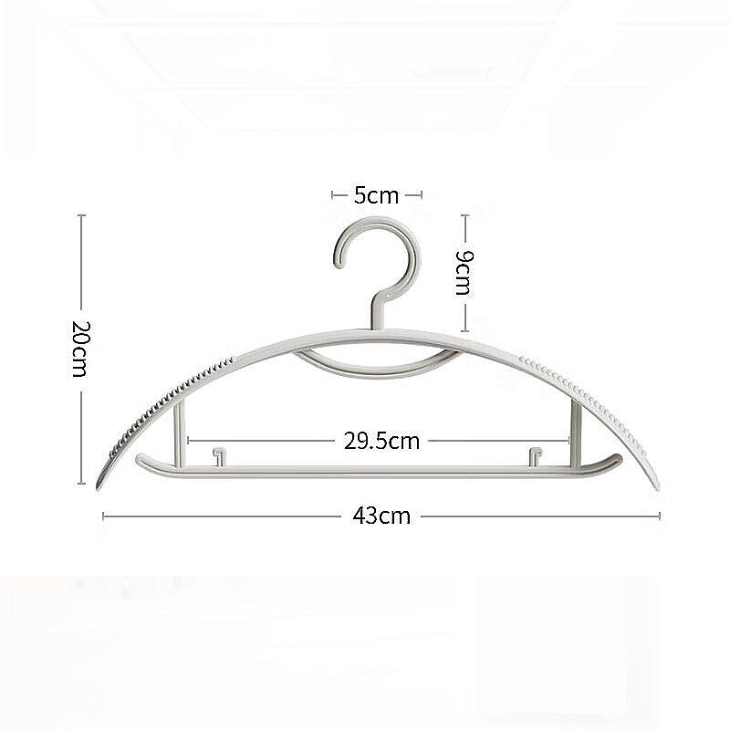 美丽雅(MARYYA) HC076501 单个魔术衣架10支入 1.00 个/套 (计价单位:套) 白色