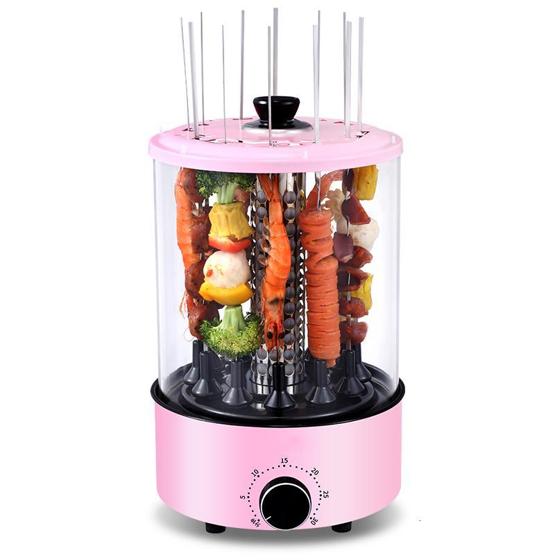 全自动旋转烤肉机法耐(fanai)无烟一人烤串机室内定时家用电烤烧烤炉