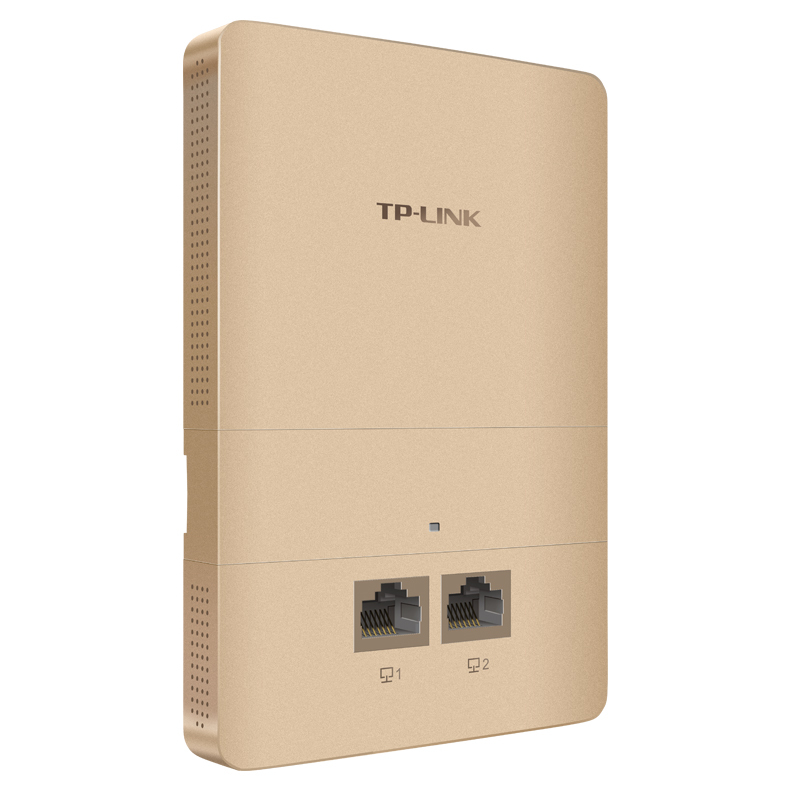 TP-LINK普联TL-AP1200I-POE香槟金标准供电企业级面板式无线AP酒店家用wifi覆盖bd