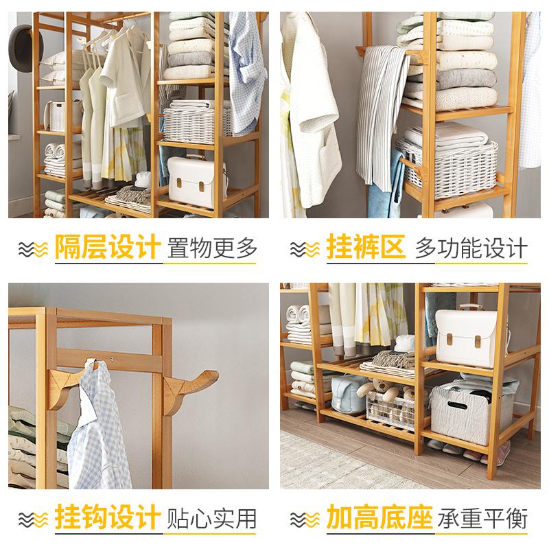 简易衣柜简约现代经济型组装宿舍租房卧室家用小户型楠竹柜子_20_124_266高清大图