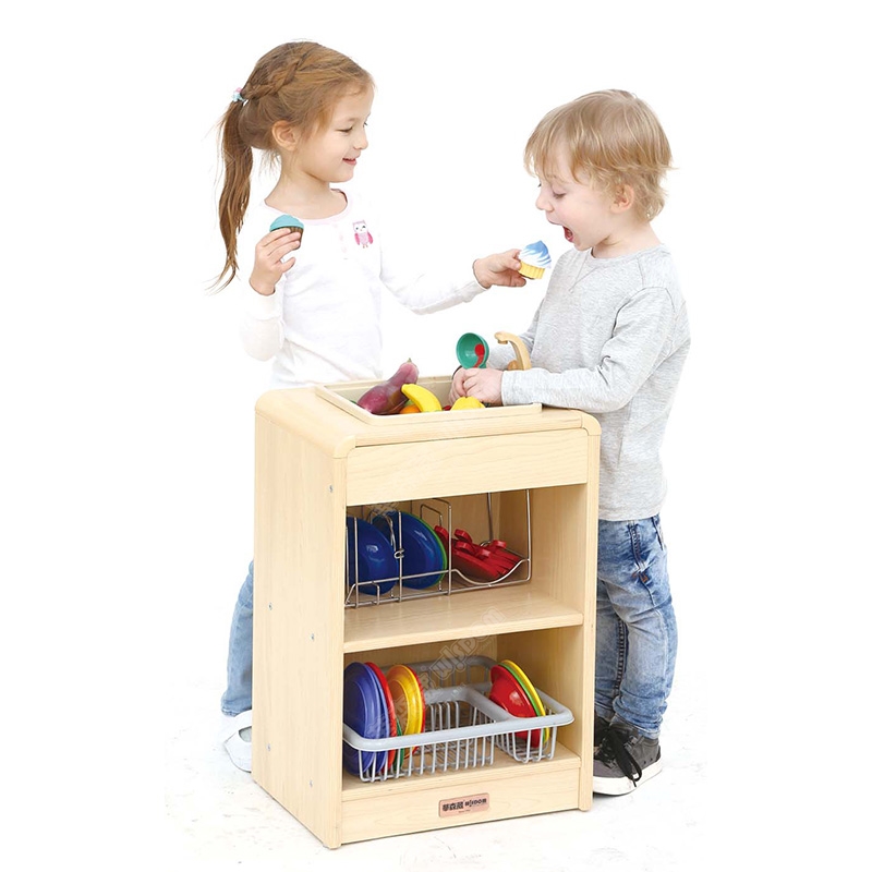 华森葳儿童家具 豪华厨房-灶台+洗涤台高清大图