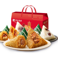 真真老老(Zhenzhen Laolao) 真情4荤+4素+6蛋蛋粽 1480g