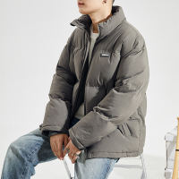 唐狮2023冬季新款棉衣立领宽松棉服男款保暖加厚外套男生大袄子潮_2688 XXL 咖灰