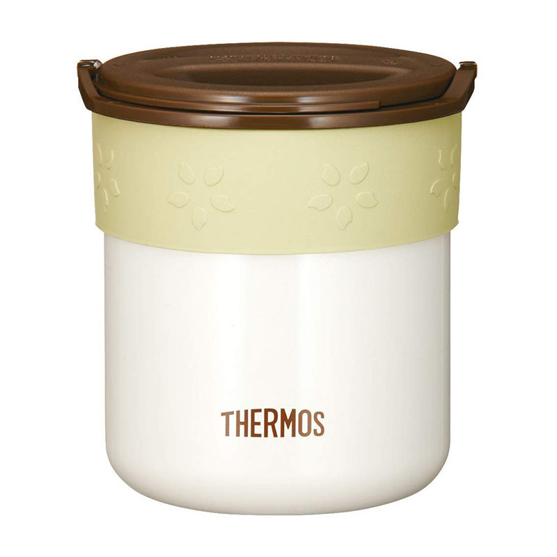 膳魔師THERMOS“不锈钢真空断热保温便当盒附保温袋 JBP-250 IV 250ml 象牙白