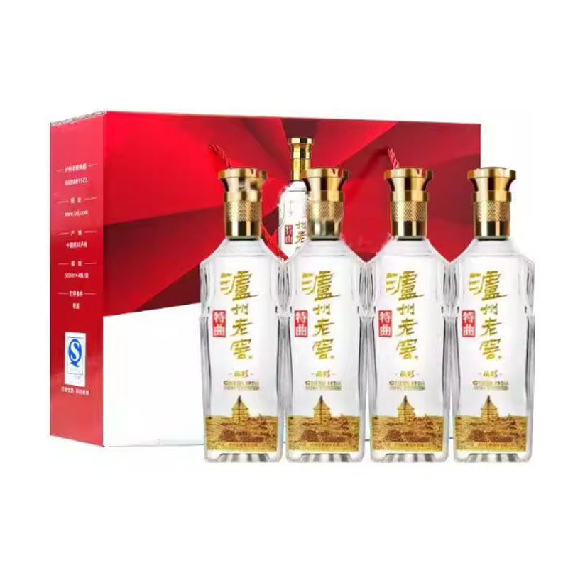 泸州老窖 晶彩特曲品鉴 52度500ml*4瓶 光瓶品鉴装 介意勿拍 口粮自饮高清大图