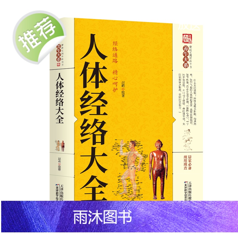 养生大系--人体经络大全图解手法 经络穴位快速记忆 全身经络书籍大全 零基础入门学会手法筋络中医养生 经络图册使用手册常高清大图