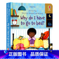 【正版】Usborne问与答翻翻书 我为什么要睡觉 英文原版绘本Why Do I Have To Go To Booe