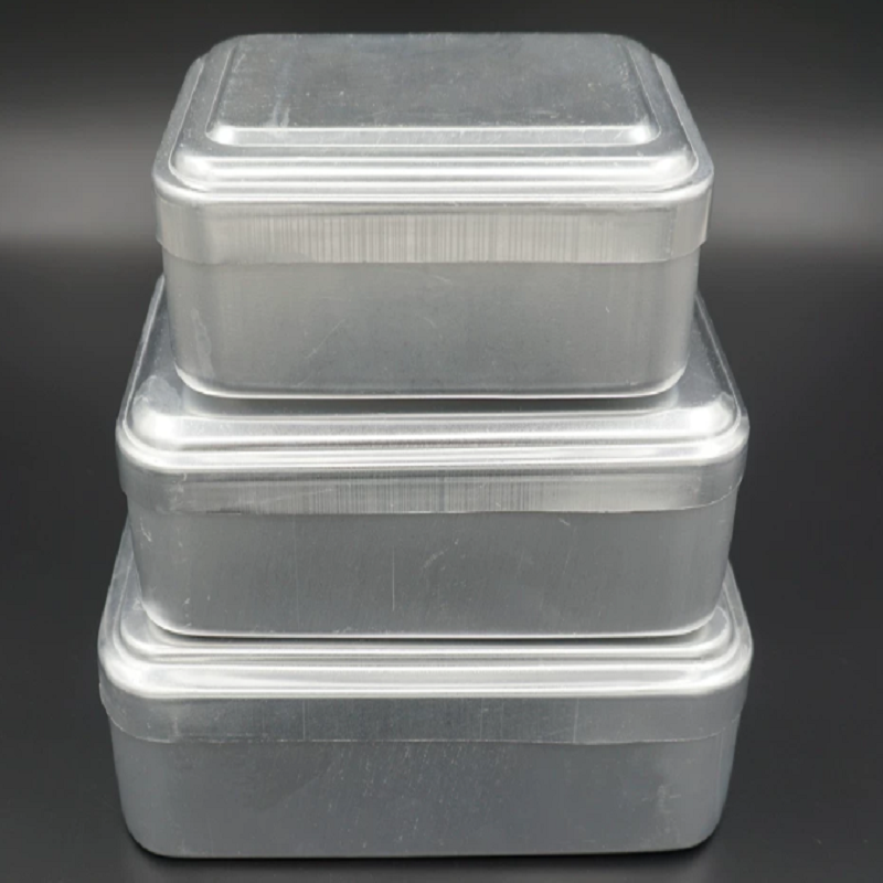 铝饭盒 \200×115 ×55mm 带 盖高清大图