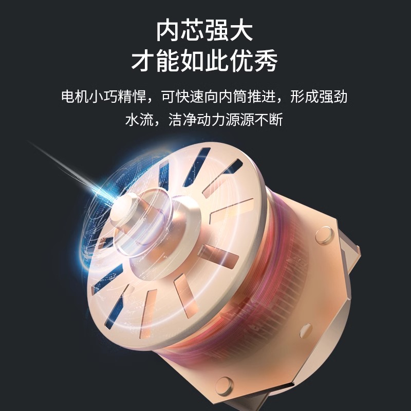 小鸭牌4.5KG小型婴儿童宝宝内衣裤袜子洗涤神器家用全半自动迷你洗衣机蓝光抑菌复古马卡龙蓝色高清大图